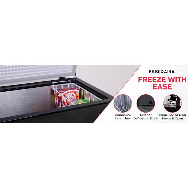 Frigidaire 7-cu ft Garage Ready Chest Freezer ( Black )