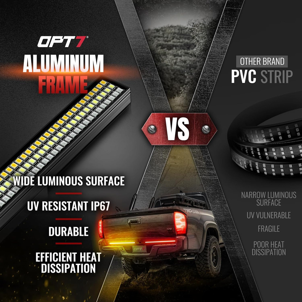 2005-2023 Tacoma Tailgate Light Bar Sequential Amber – Compatible Replacement