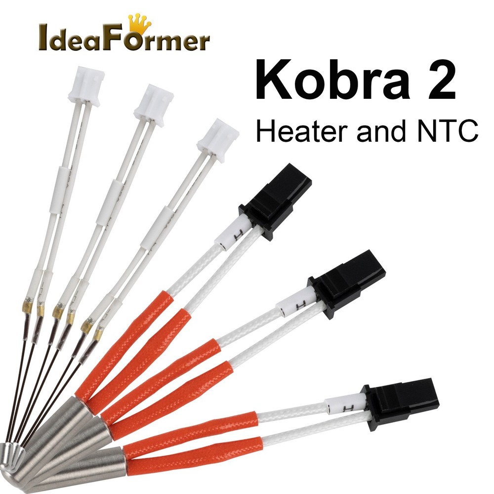 Heating Tube+Thermistor Fast Heating 3D Printer Hotend Kit for Kobra 2