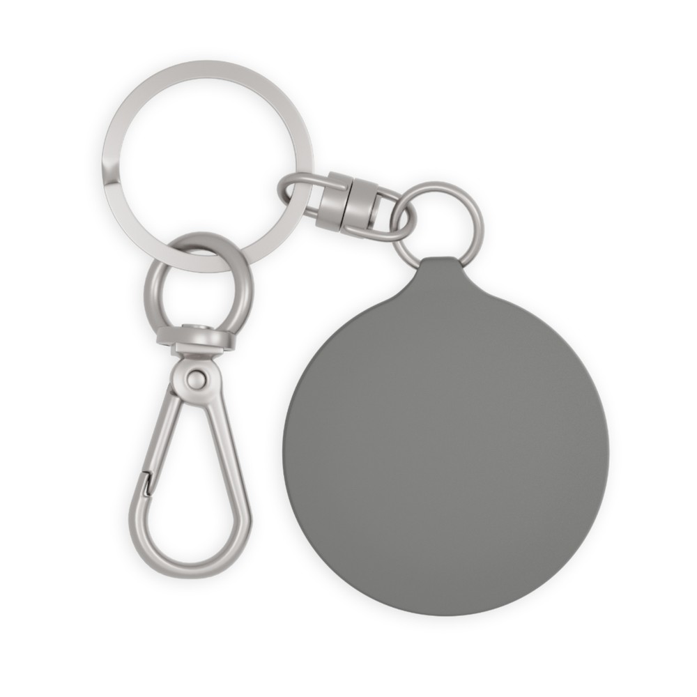 Washington DC Round Acrylic Keyring, Baggage Tag, Zipper Charm