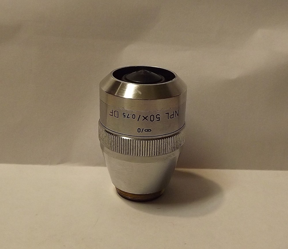 Leitz Microscope Objective Lens NPL DF 50X/0.75 ∞/0 Dark Field
