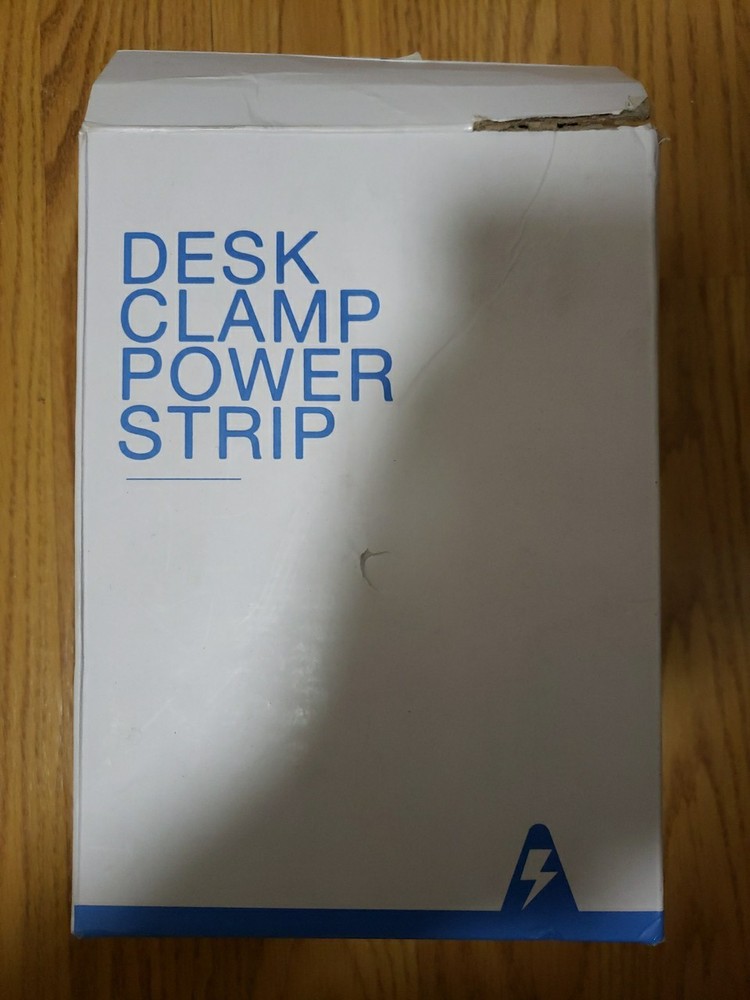 Desk Clamp Power Strip 6.5 ft