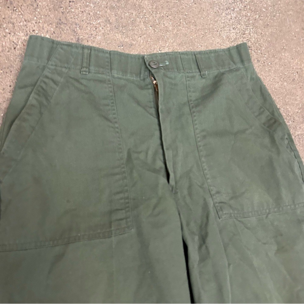 Vintage OG 107 Pants Mens 36x29 Green Fatigue Military Moss US Army Vietnam