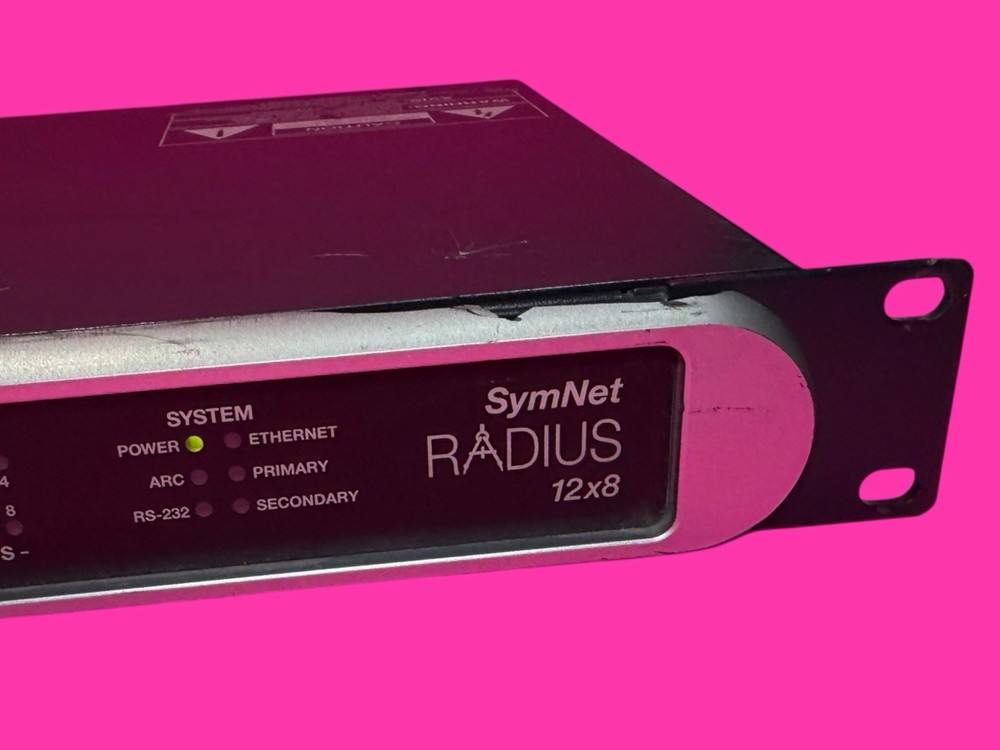 Symetrix Symnet Radius 12x8 Audio DSP Controller UNIT ONLY READ