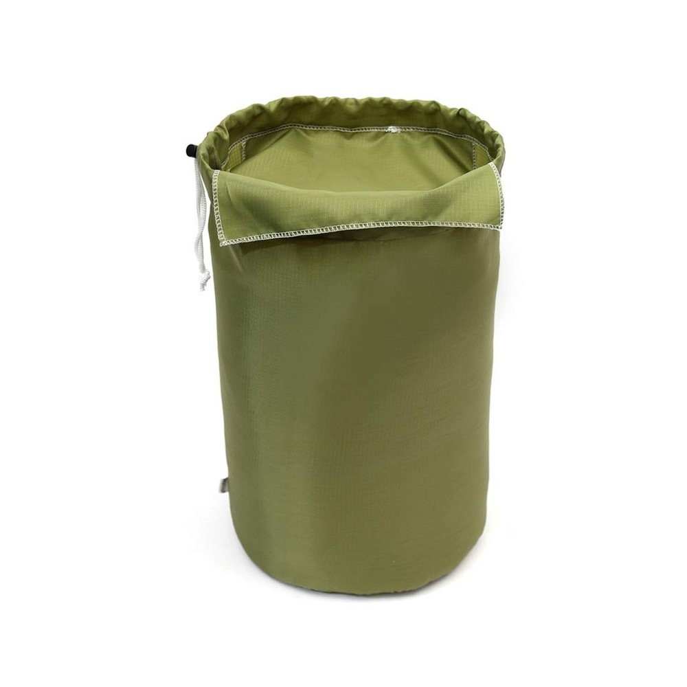 Durable Drawstring Water Resistant Dust Flap Stuff Sack Bag 4-Pack Green