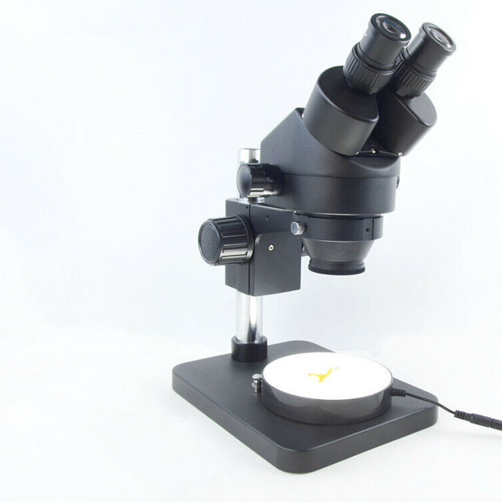 Adjustable Brightness LED Ring Bottom Light Source F Stereo Microscope100-240V
