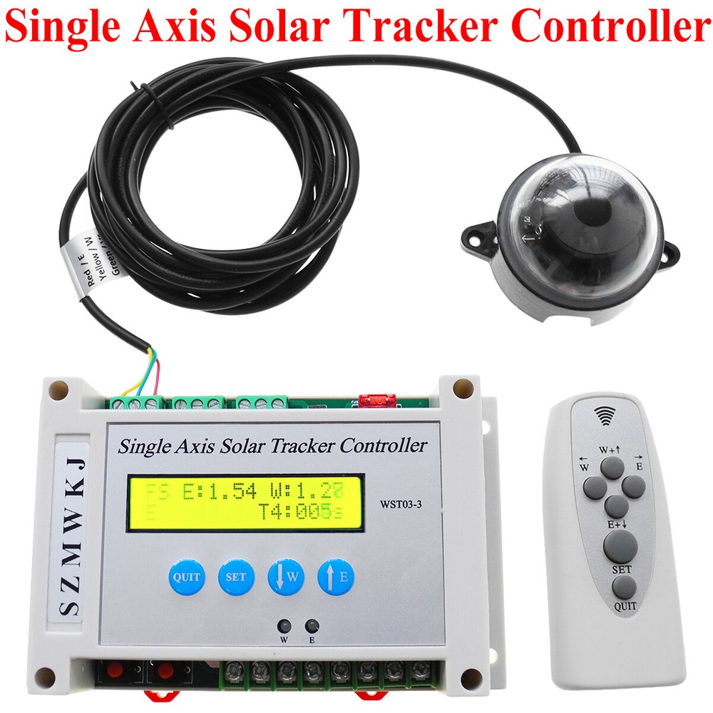 DC12V 24V Single/Dual Axis Solar Panel Tracking Tracker Electronic Controller EL