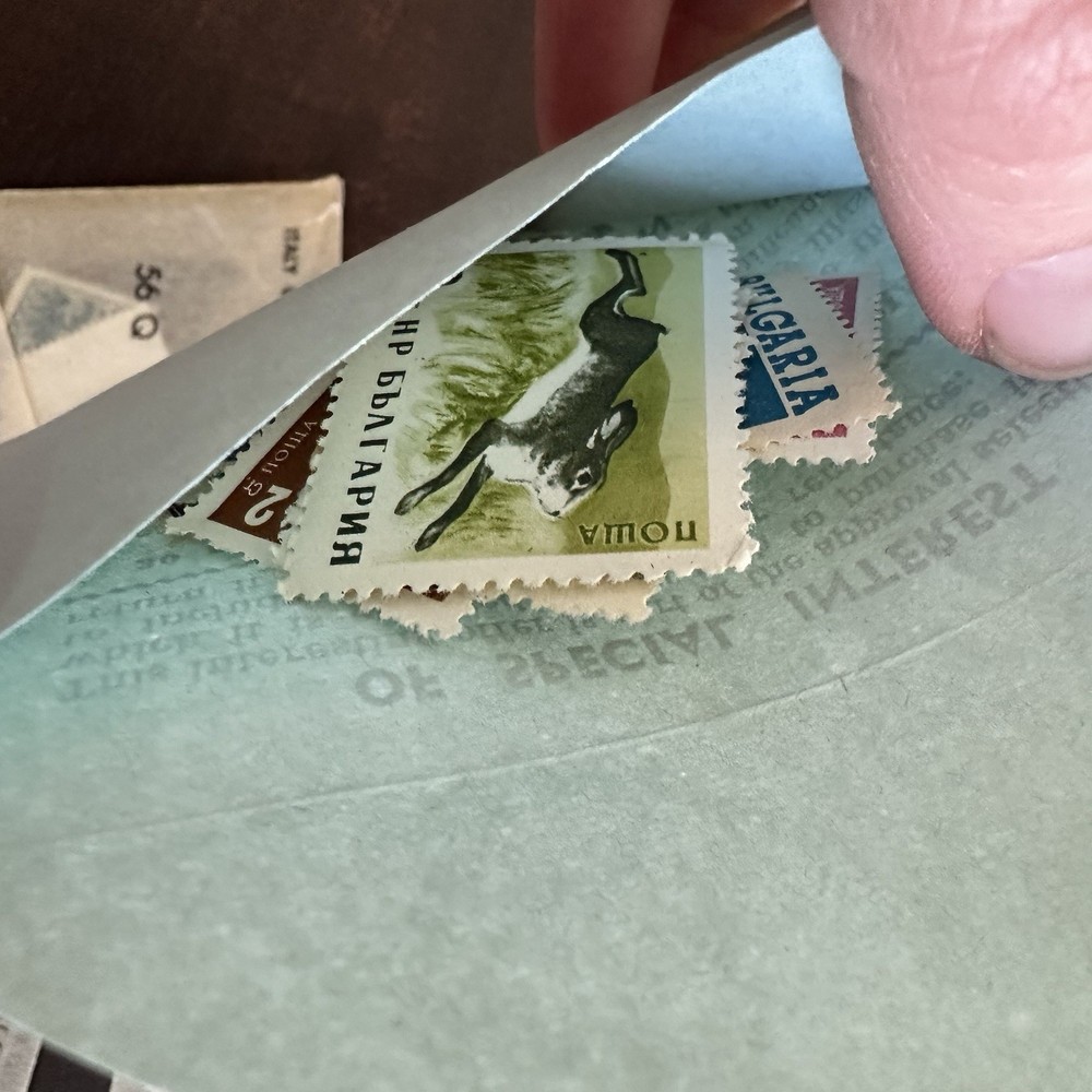 The World United States & Foreign Postage Stamp Album 1938 + Variety Stamp Lot