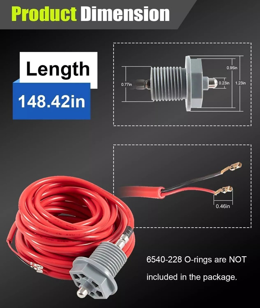 for Jacuzzi Sundance Spa Temperature Sensor Curled Finger Temp Sensor #6600-166