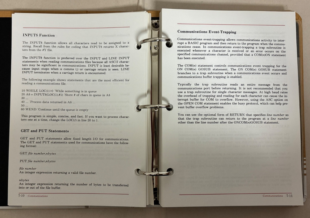 MS-BASIC Ver 1.21 Texas Instruments Software & Manual VTG 1983 Microsoft 5.25"