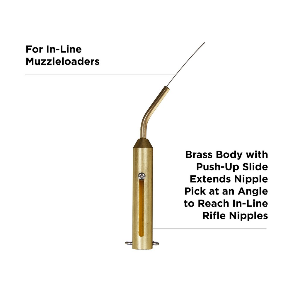 Thunder Cloud Muzzleloader Brass Nipple Pick 87119A Hunting Shooting