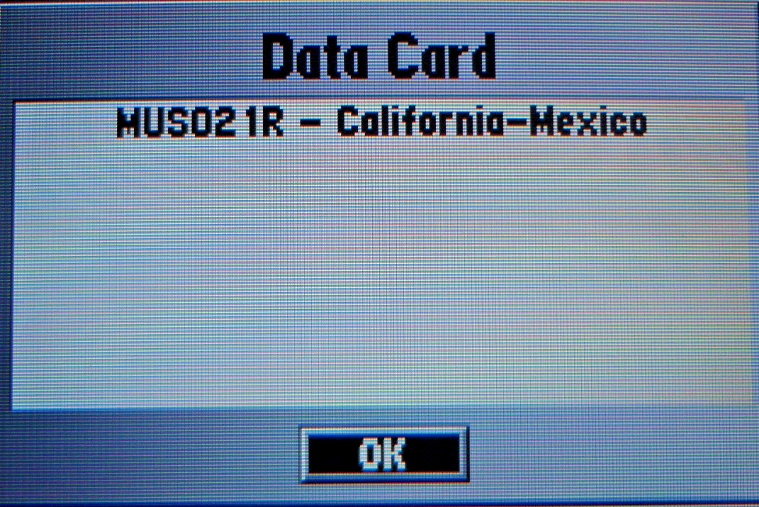 Garmin BlueChart CALIFORNIA - MEXICO MUS021R Navigation Data Card Chart Map Chip