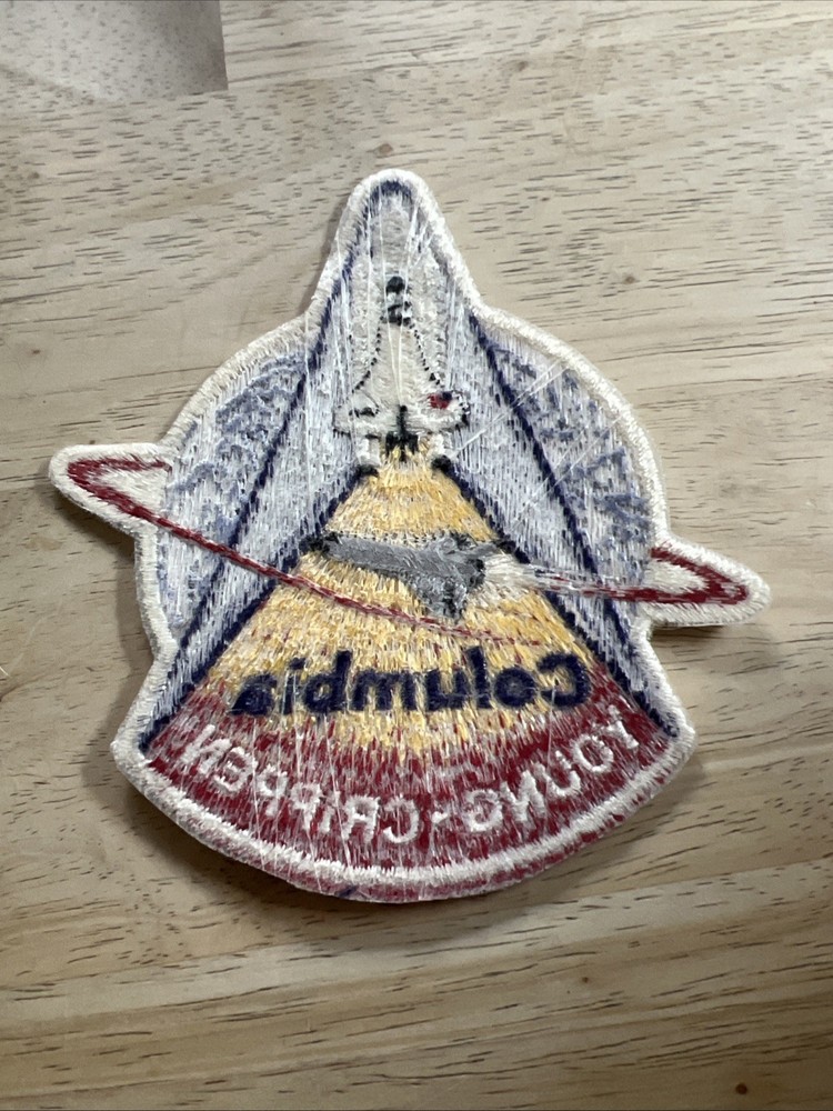 SPACE SHUTTLE COLUMBIA STS-1 Commemorative Sew-On Patch