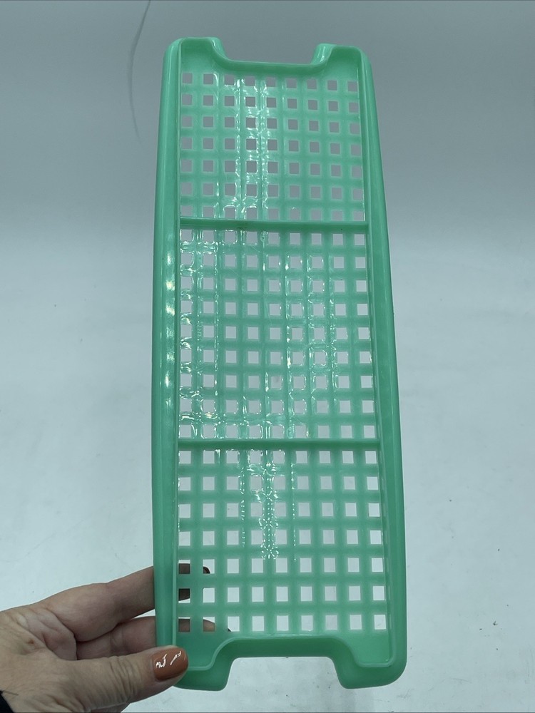 Tupperware Celery Keeper Crisper Replacement Insert Grid Tray Jadeite Green #783