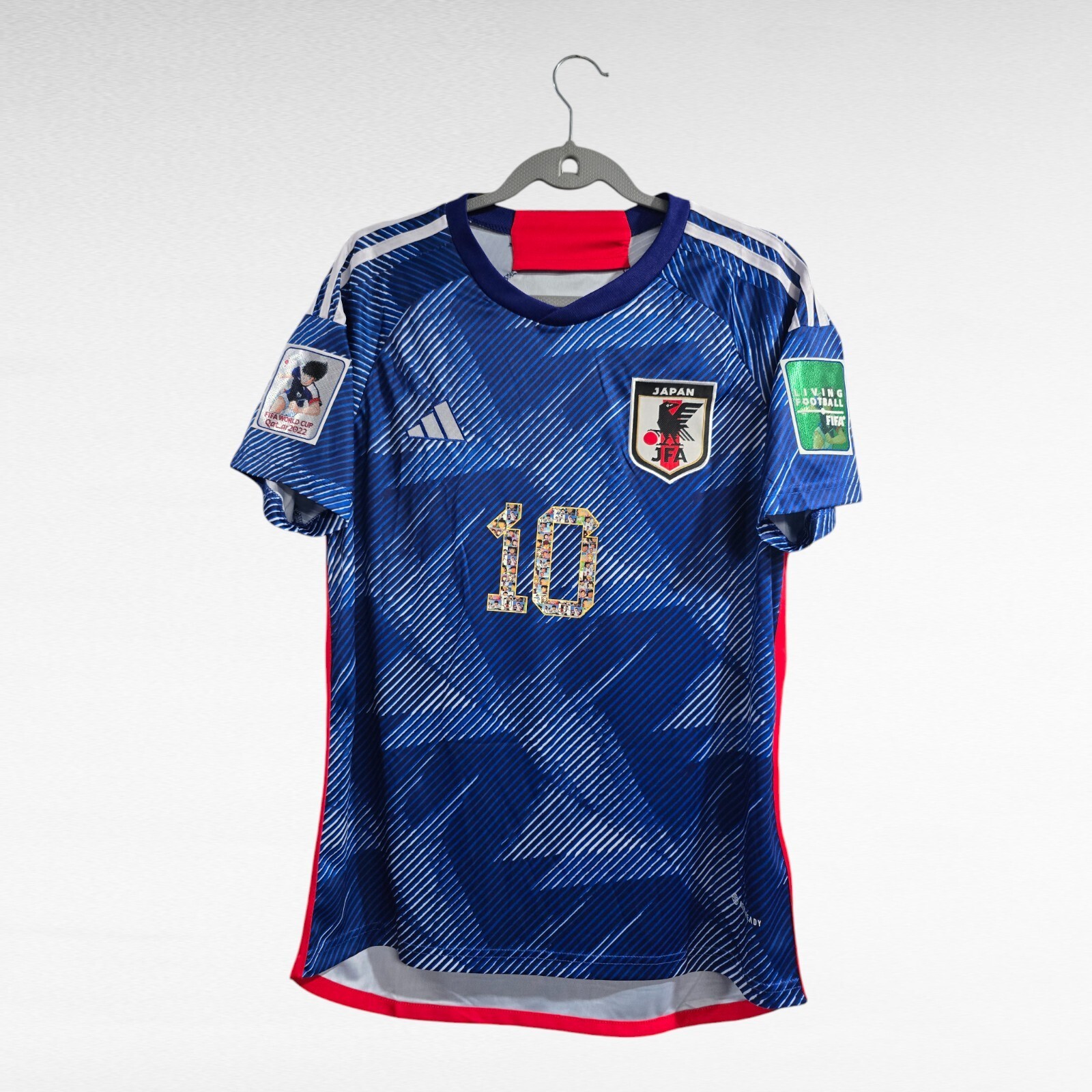 JAPAN HOME NATIONAL TEAM JERSEY - 2022 - CAPTAIN TSUBASA # 10 - MEDIUM