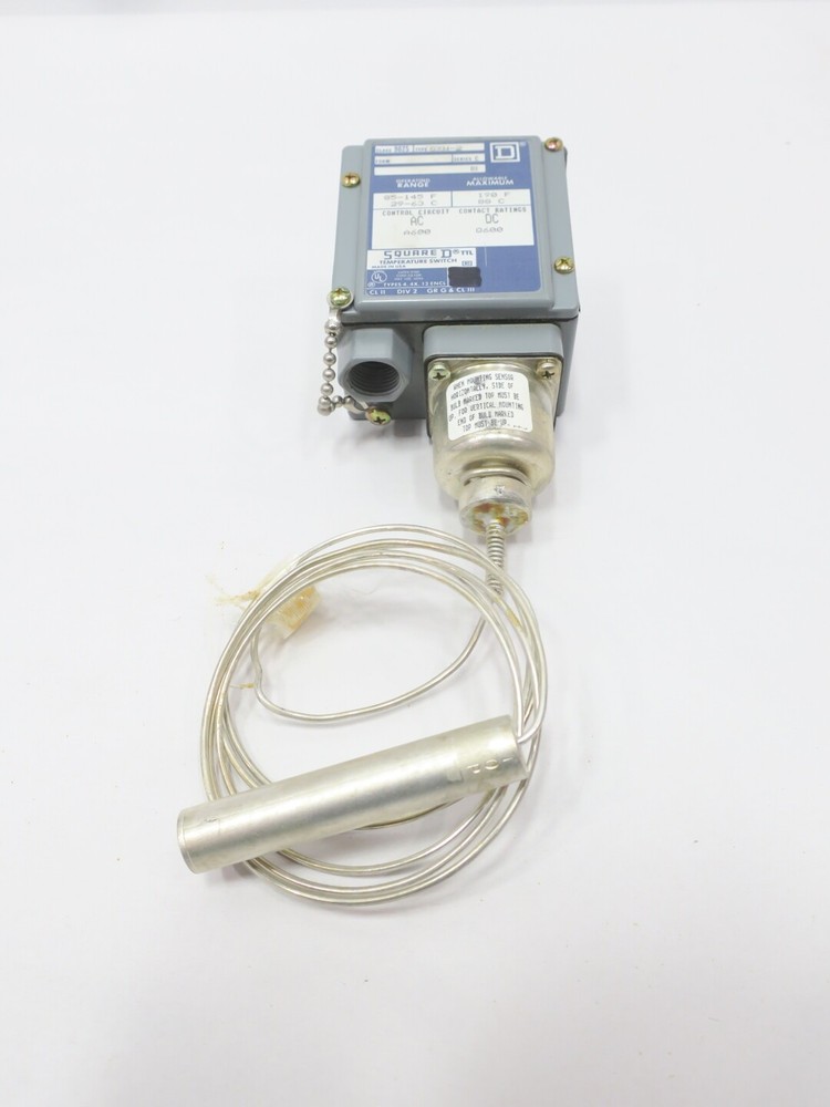 Square D 9025 GXW-2 Temperature Switch 85-145f