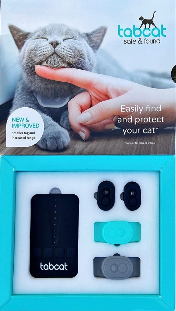 Tabcat v2 Pet Cat/Kitten Tracker – New Longer Range & Smaller Tags