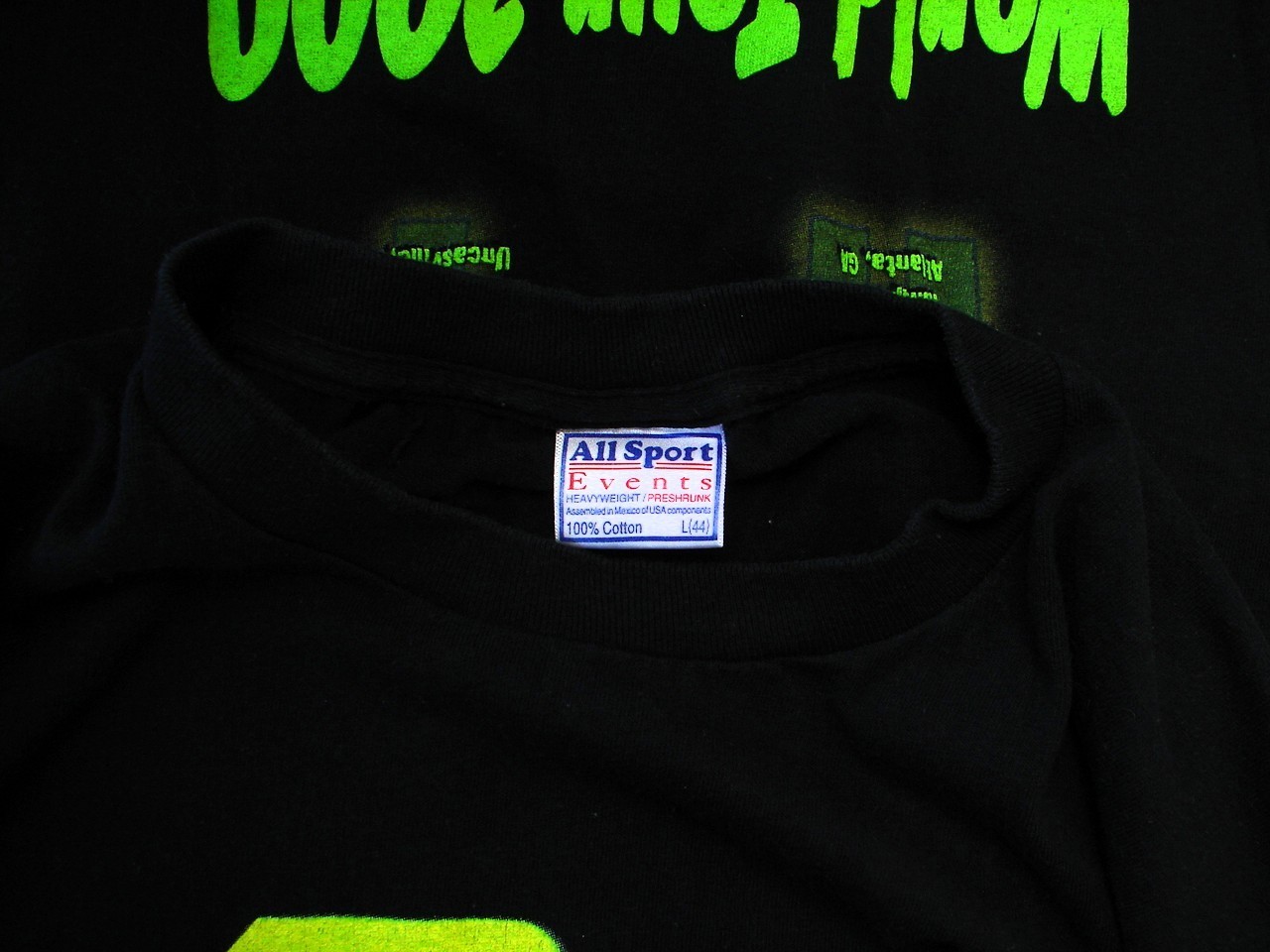 Poison Power To The People World Tour 2000 Black T Shirt Size L