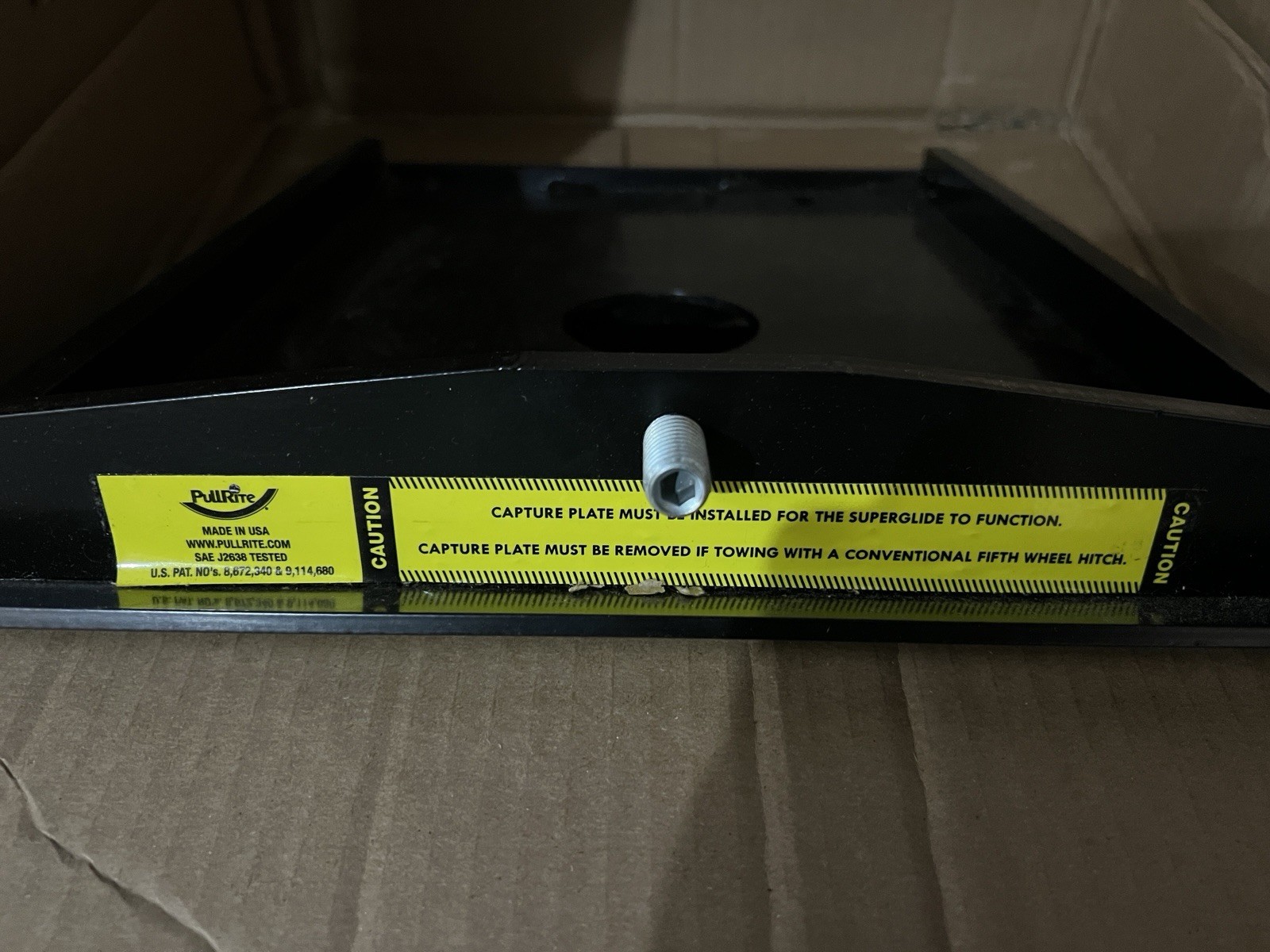 PullRite 331706 Quick Connect Capture Plate For Fabex