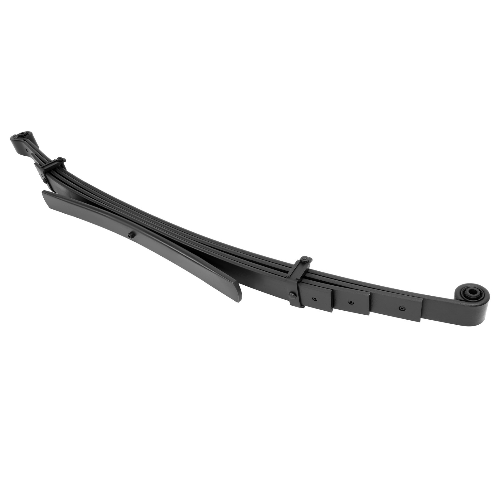 Powder Coated For Toyota Tundra 2007-2022 Black Rear 5-Leaf Spring & Bushings