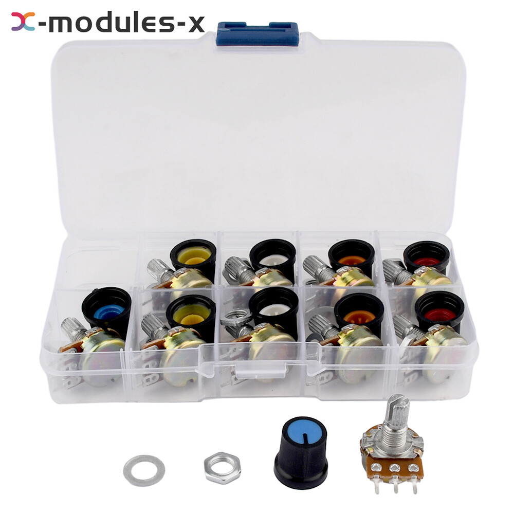 Rotating Cap Single Amplifier Adjustable Potentiometer WH148 Resistor kit DIY
