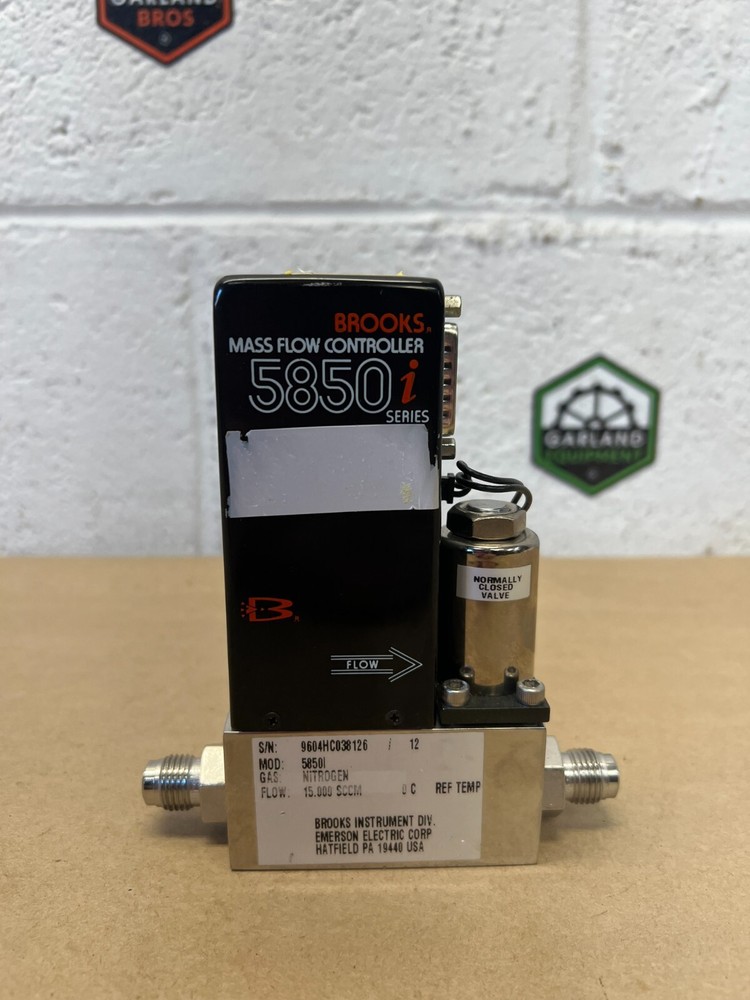 Brooks 5850i Mass Flow Controller, 15,000 SCCM Flow, Nitrogen