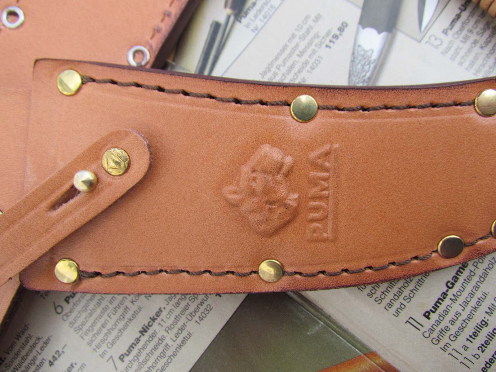 Puma Knife Sheath for Puma Knife Skinner 6393 Model Pre 1964 Solingen Germany