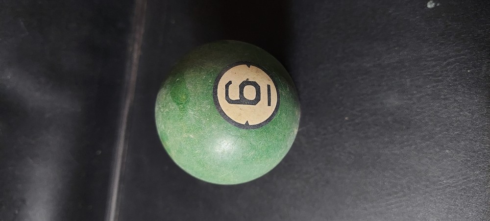 Vintage Billiard Pool Ball  # 6