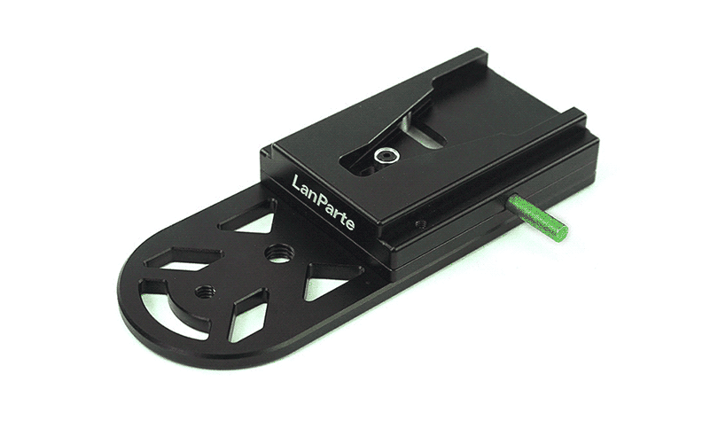 Lanparte Rotatable V Lock Quick Release Camera Plate for Sony ENG Camera Tripod