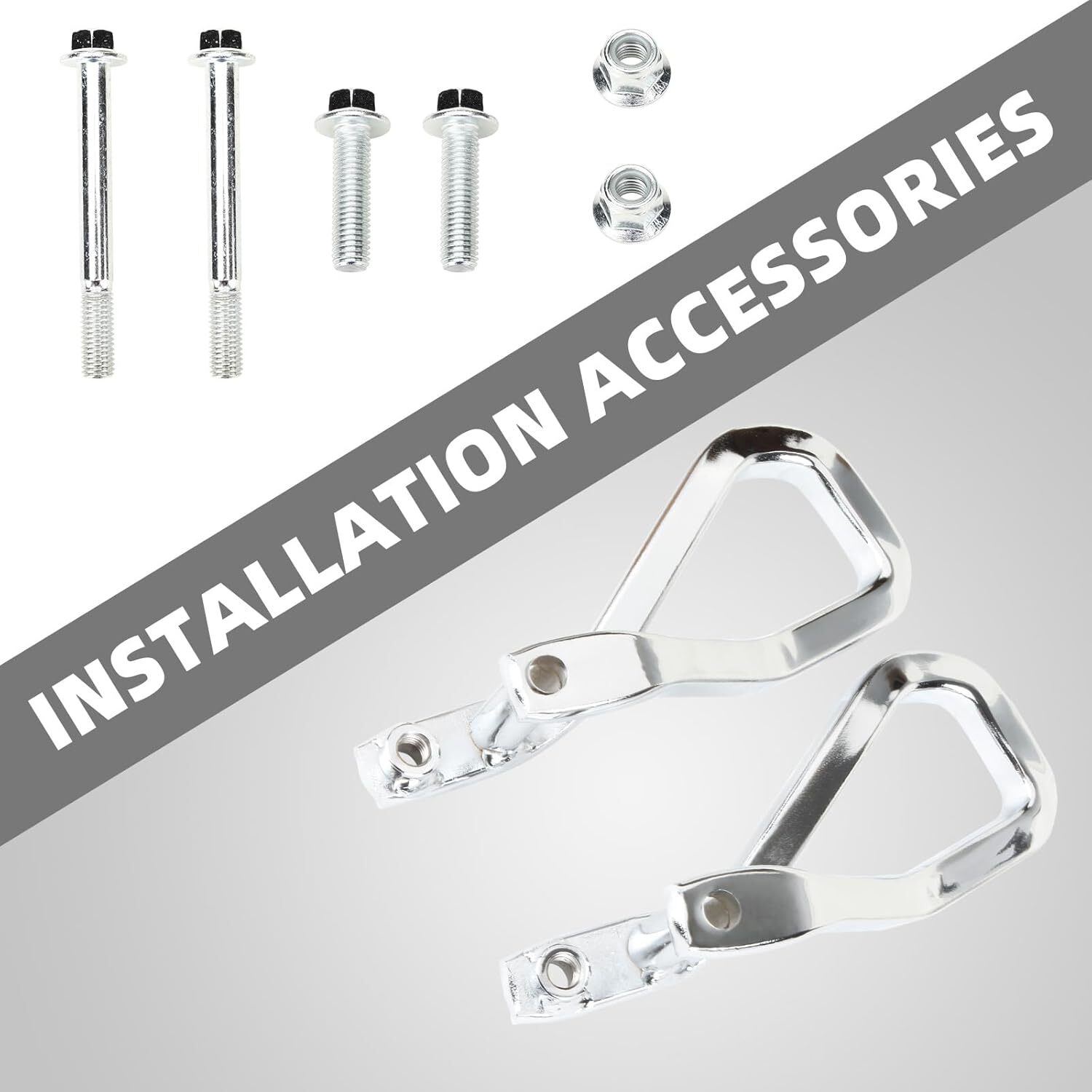 For 2019-2023 GMC Sierra 1500 Front Tow Recovery Hooks w/Bolts 84195907