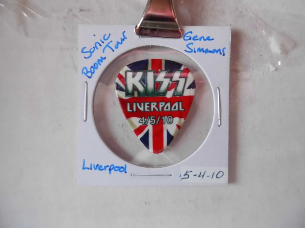 KISS "GENE SIMMONS" 5/4/10 GUITAR PICK~READ DESCRIPTION #9 ~19