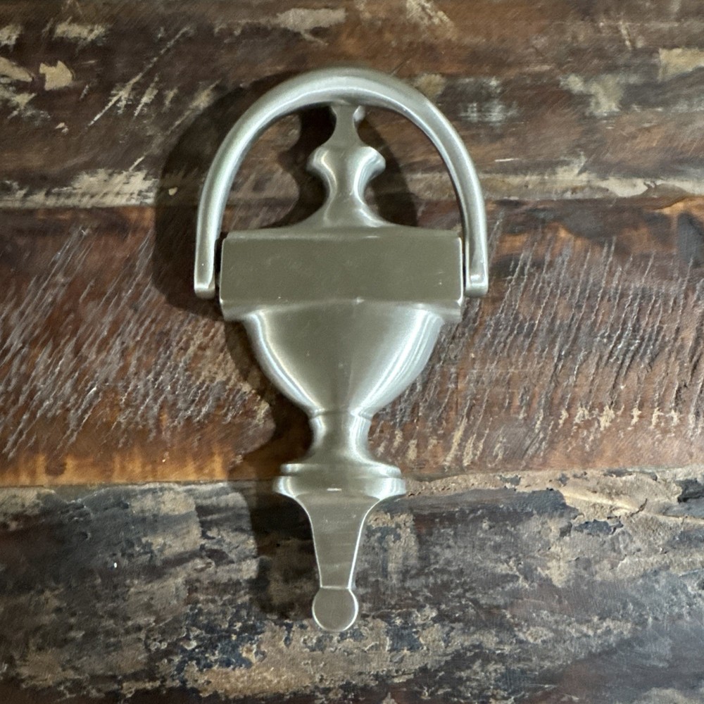 Door Knocker Silver Satin 6”