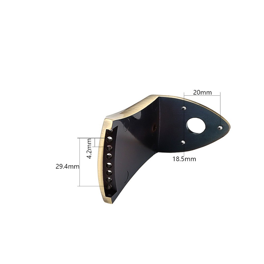 Triangle Mandolin Tailpiece Parts For 8 String Arched Top Mandoline Replacement