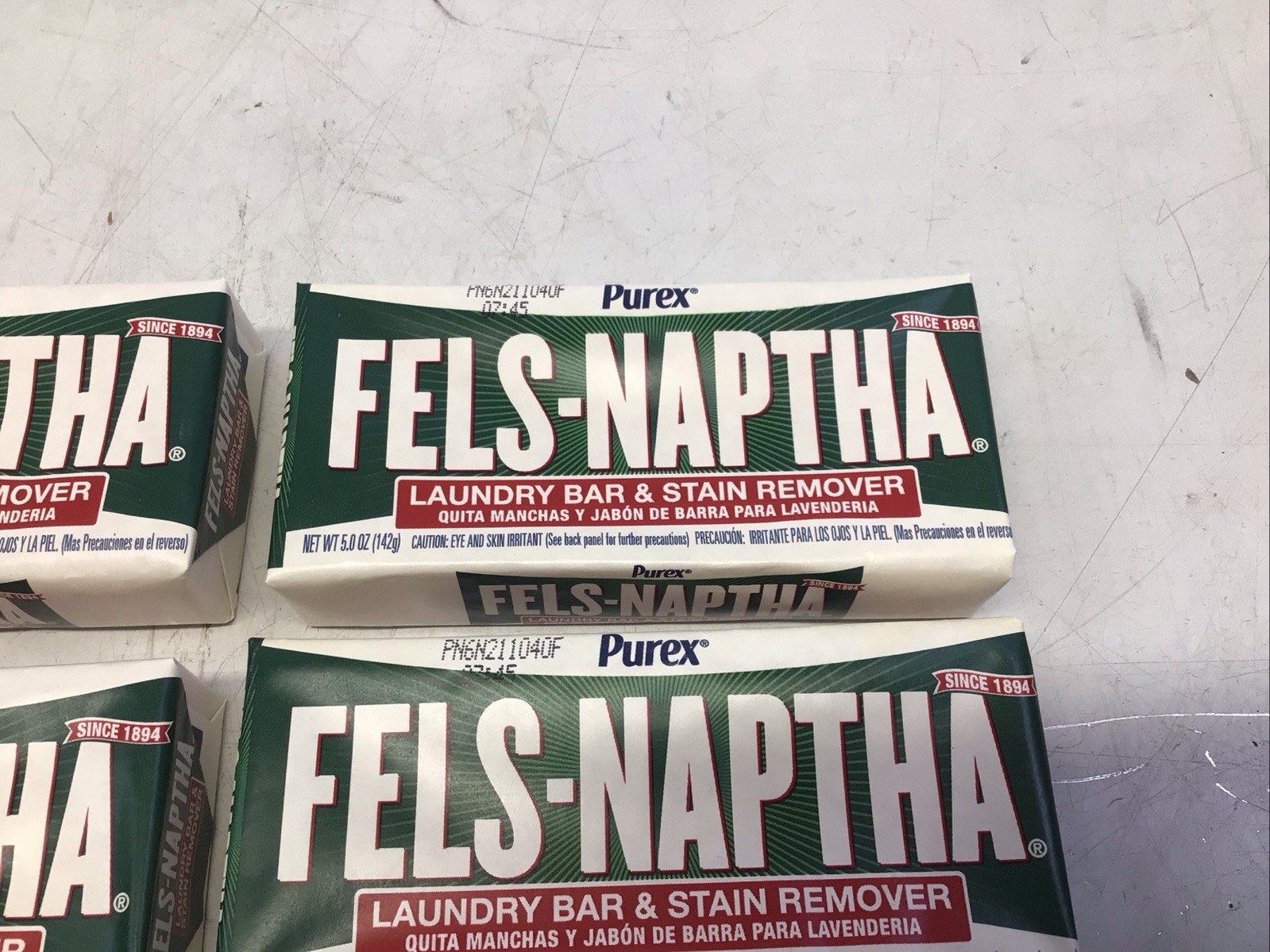 Fels-Naptha Laundry Bar Stain Remover 5 Oz Pack of 6 NO ZOUT