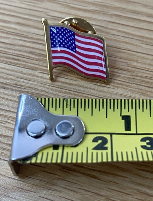 US American Flag Lapel Pin Patriotic USA Pin Made in USA
