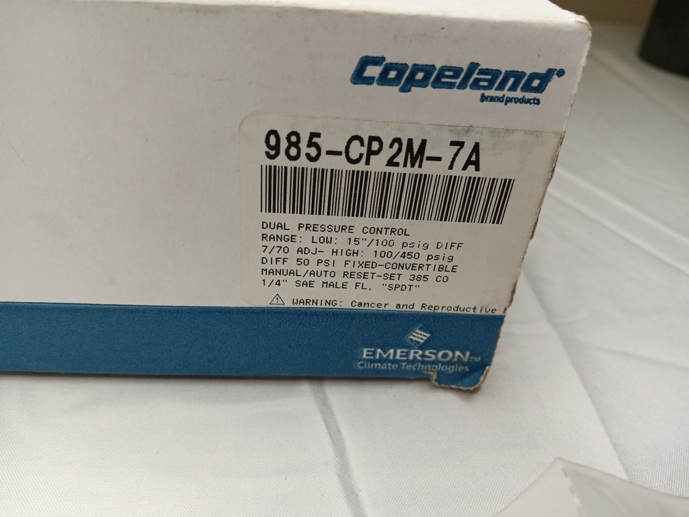 Copeland 985-Cp2m-7A Dual Pressure Control