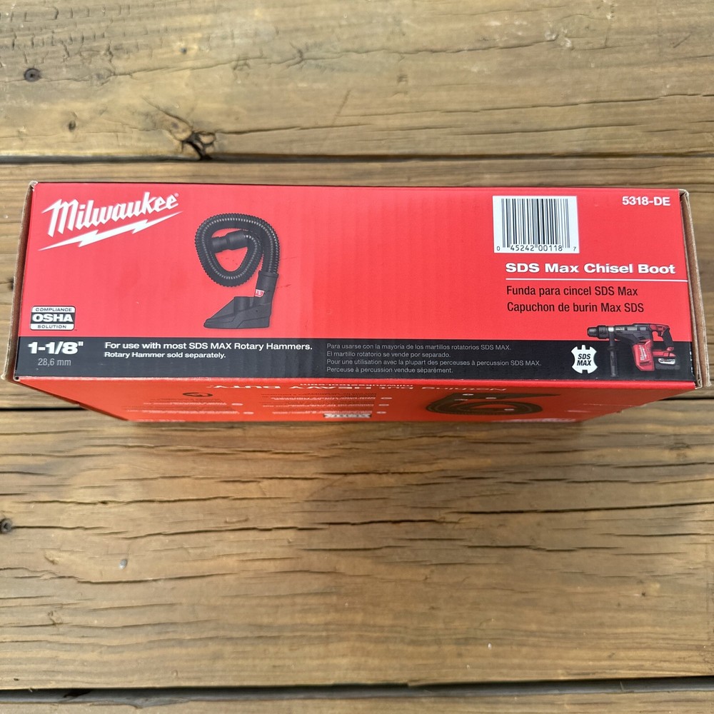 Milwaukee 5318-de SDS Max Chisel Boot Dust Extraction Attachment