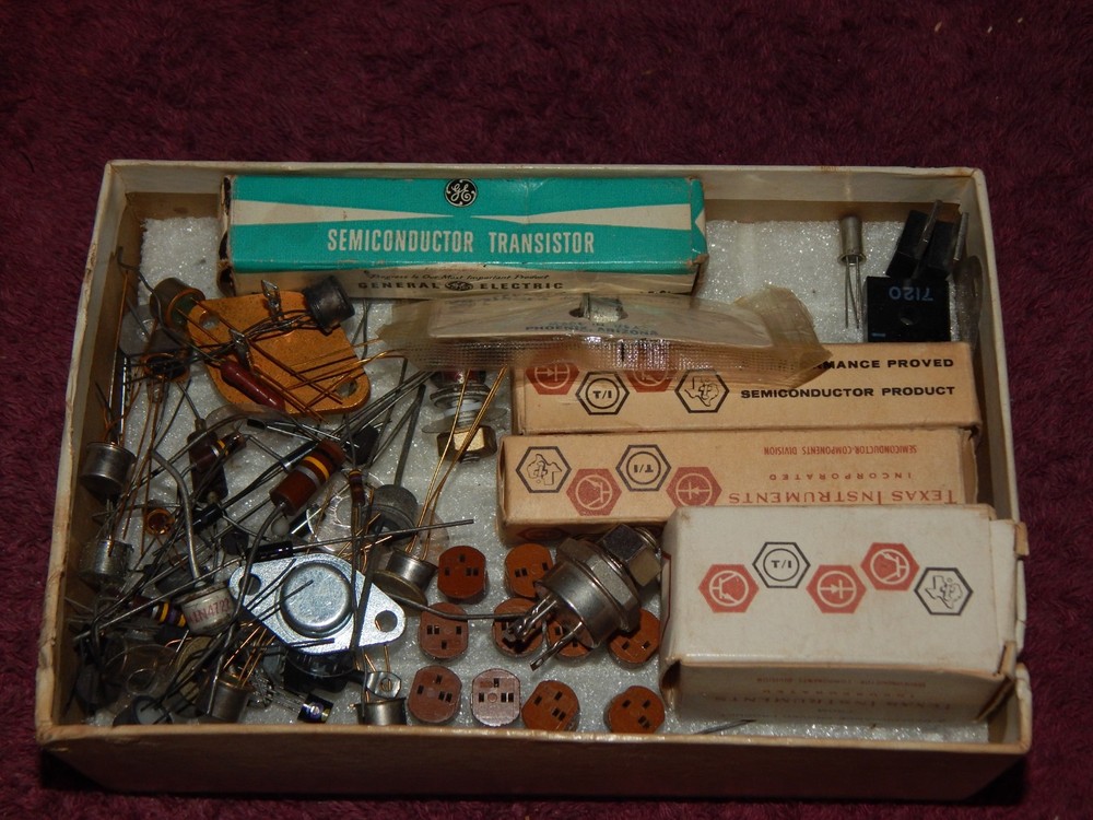 Vintage Electrical Engineering Samples Diodes Rectifiers Transistors & More