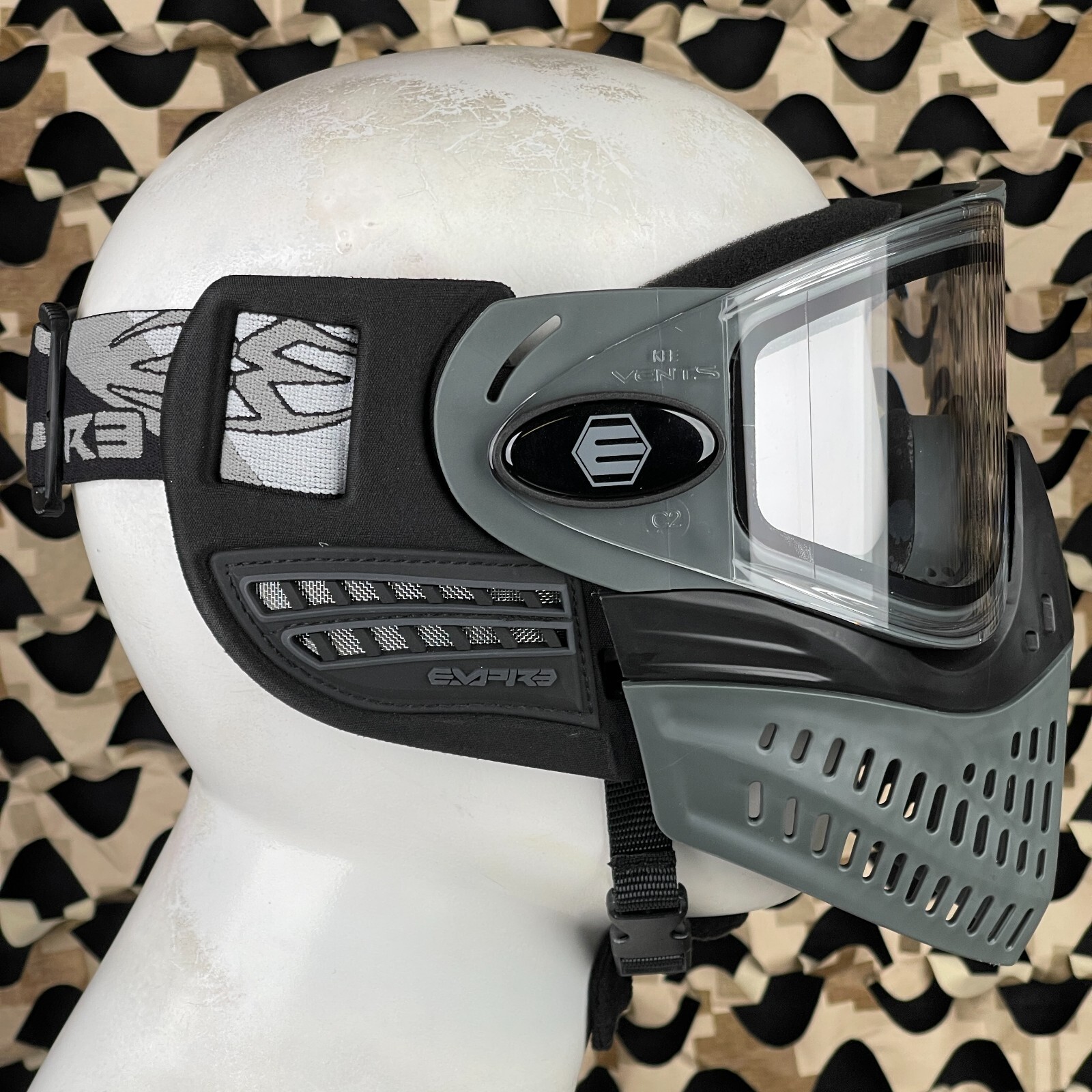 NEW Empire e-Vent 2.0 Paintball Mask - Black/Grey