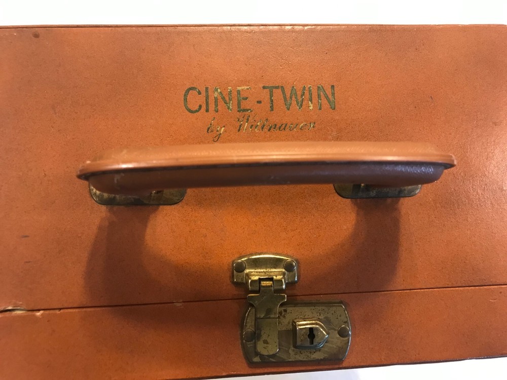 Wittnauer Cine-Twin Model WD 400 With Case Tested and Working
