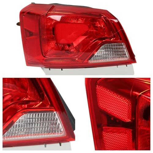 Tail Light Rear Light Assembly Outer Left Side Clear Lens Replacement for
