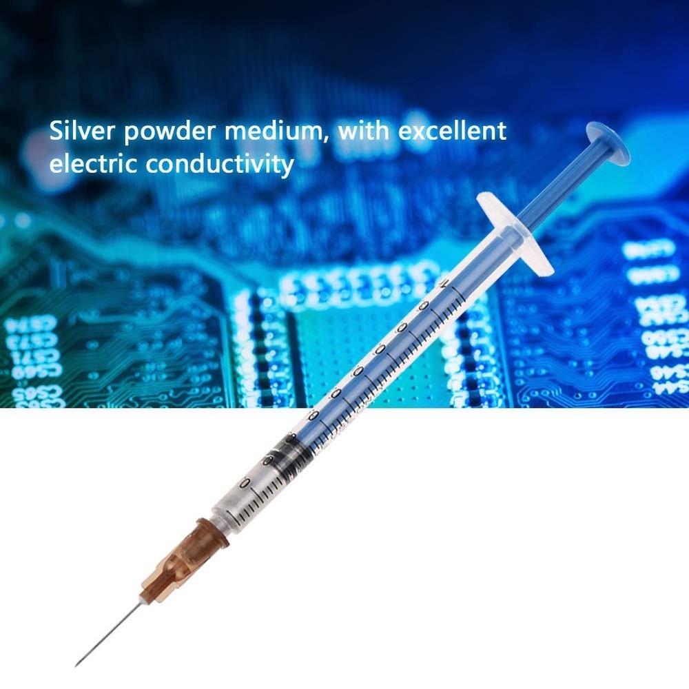 Silver Conductive Paste - Wire Glue Paste Paint Pen for Electronics Repair 0.2ml