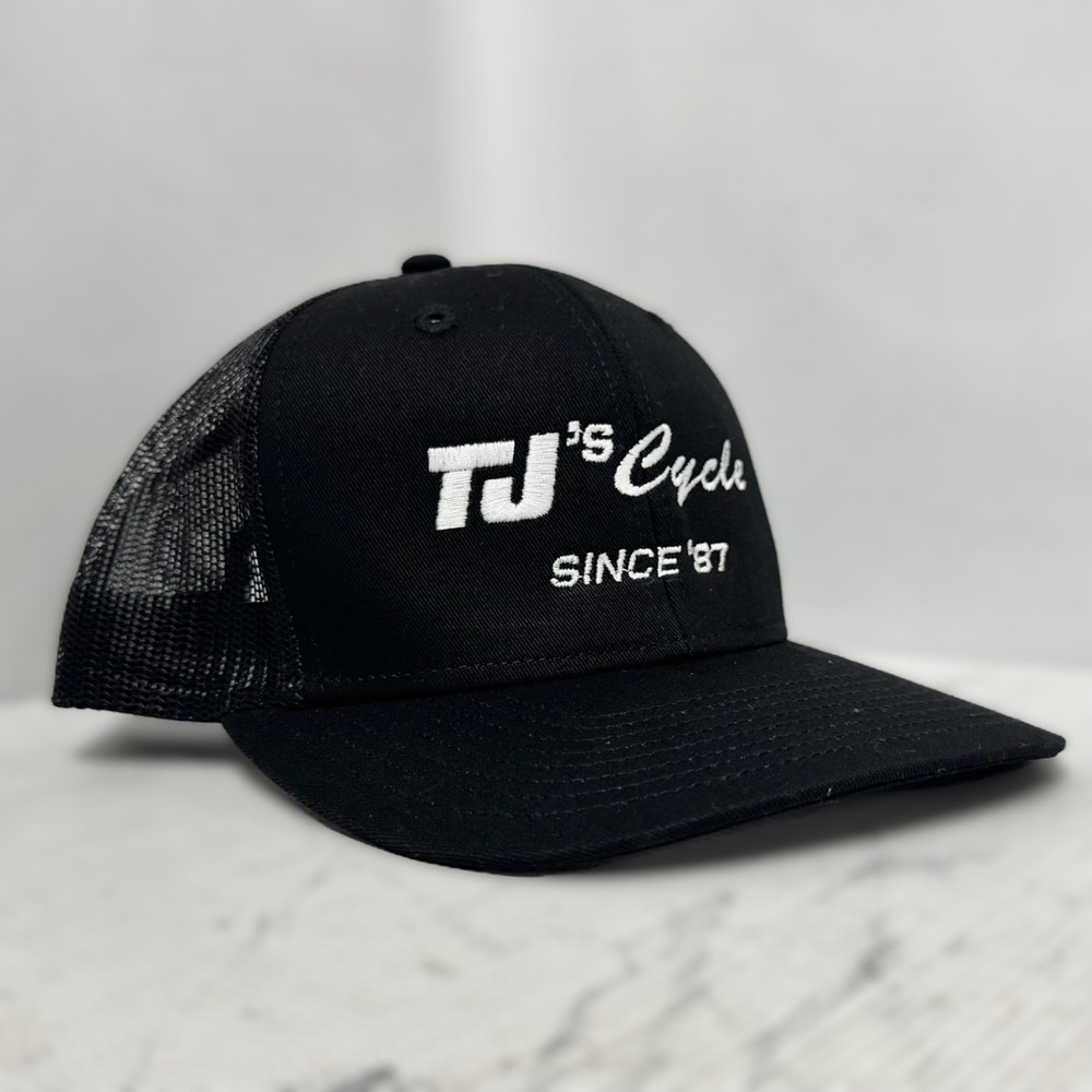 TJ's Cycle Since '87 Snapback Cap - Black