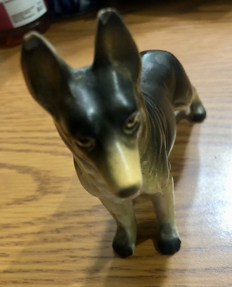 Vintage German Shepherd Dog Figure