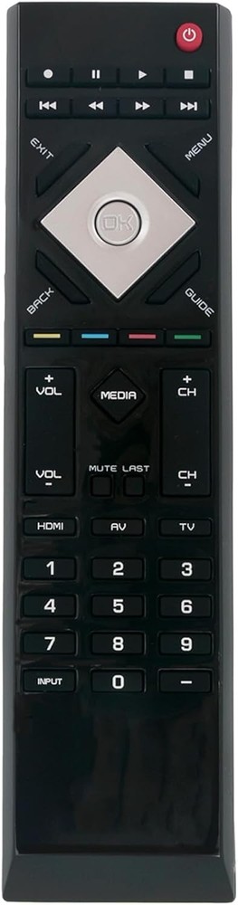 VR15 Remote Control Replace fit for VIZIO TV E320VL E320VP E321VL Black