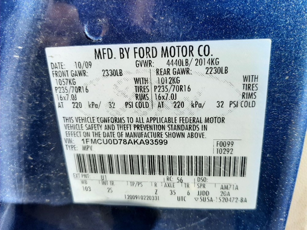 ESCAPE 2010 High Mounted Stop Light 1071535