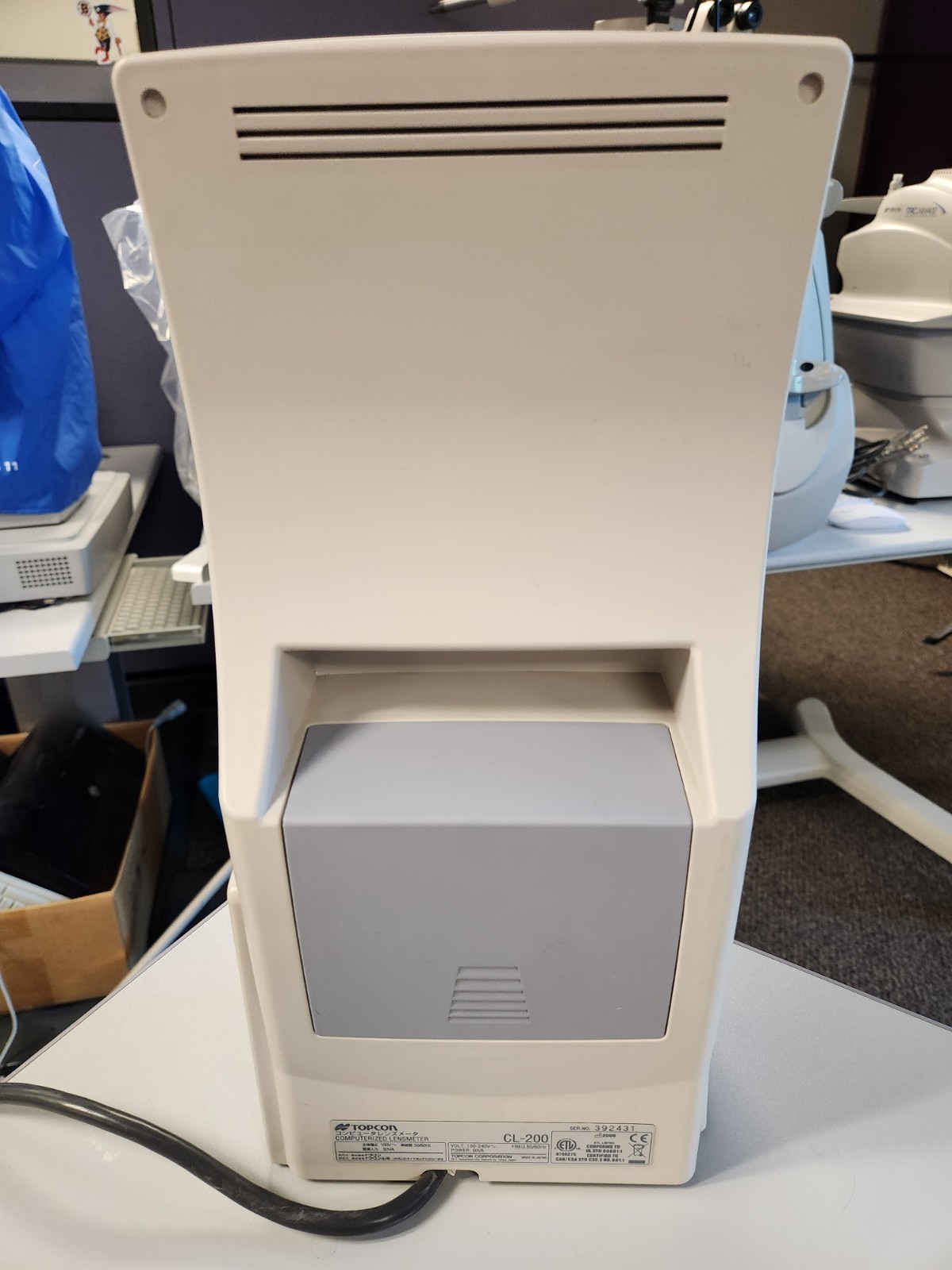 Topcon CL-200 Auto Lensmeter with Built-in Printer