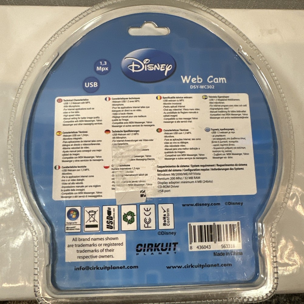 Disney Web Cam NWT