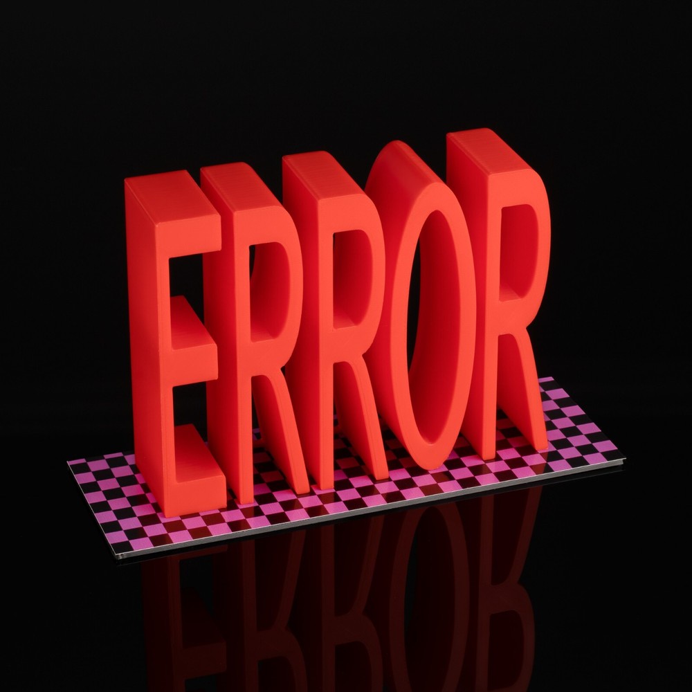 GMOD Source Error Prop | 3D Printed Garry's Mod Developer Error Replica