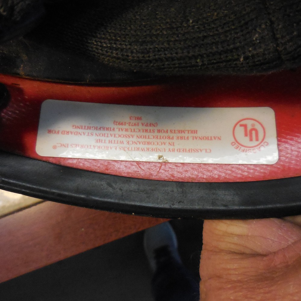 Morning Pride's Lite Force V Firefighter Helmet Red EMR